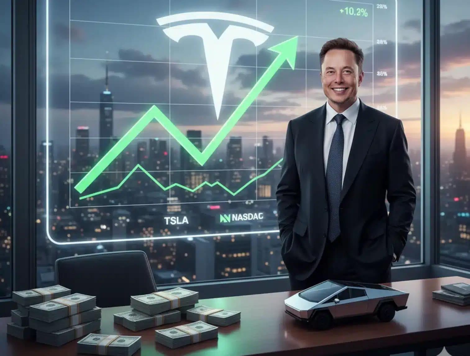 Tesla, Musk için 304 milyon hisseyi tescil ettirdi