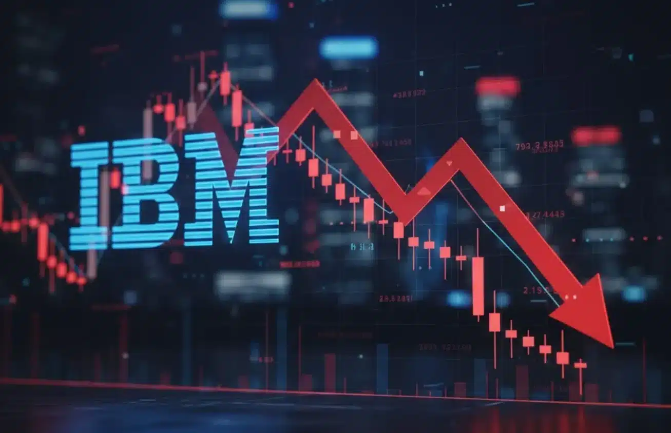 IBM hisselerinde çok sert düşüş