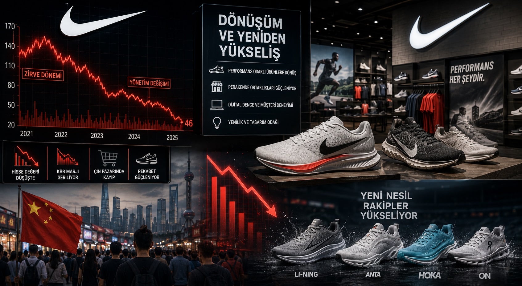 Nike hissesi neden dรผลรผyor