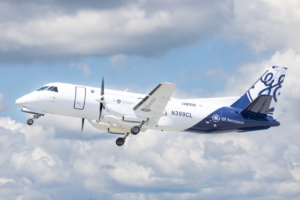 GE Aerospace hibrit-elektrik uรงuลta dรผnya rekoru kฤฑrdฤฑ