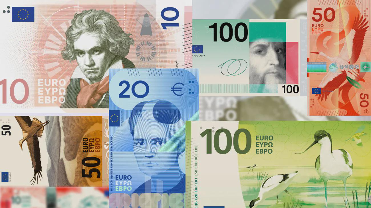Euro banknotları yeniden tasarlanıyor, 10 öneri kamuoyuna açıldı