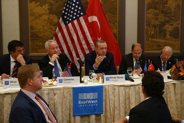 Cumhurbaşkanı Erdoğan, ABD'li yatırımcılarla buluştu