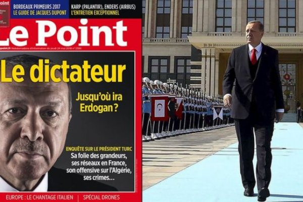 Le Point dergisinin 'Diktatör' kapağı