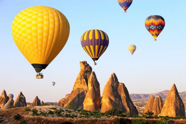 Kapadokya'nın balonları yarım milyon turisti uçurdu