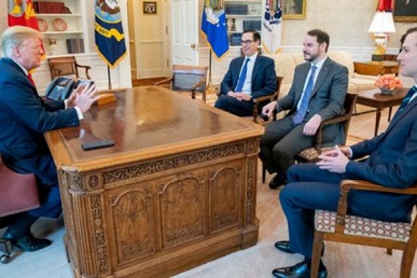 Bakan Albayrak, ABD Başkanı Trump ile görüştü