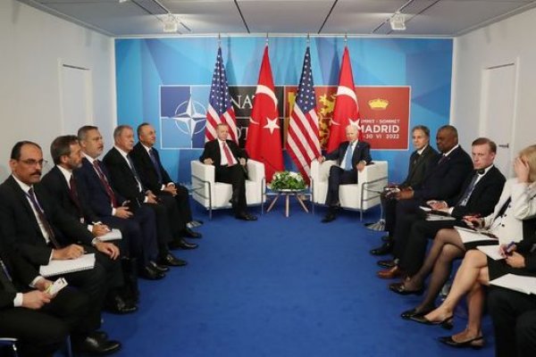 Erdoğan'ın ABD Başkanı Biden ile görüşmesi sona erdi