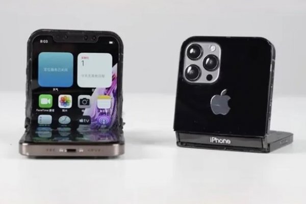 Çinli mühendis ekranı katlanabilen iPhone yaptı