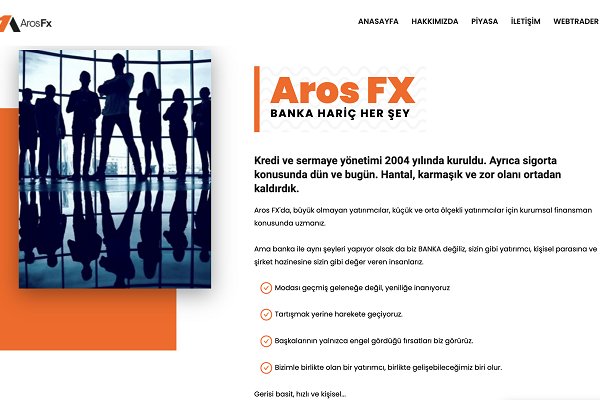 Güvenilir Forex Aracı Kurumu ‘ArosFX’