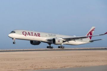 "Dünyanın en güçlü uçağı" Airbus A350-1000 Katar'da
