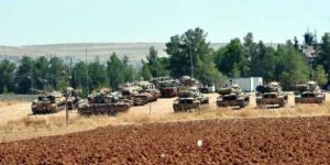 Tankların namlusu Kobani'ye çevrildi
