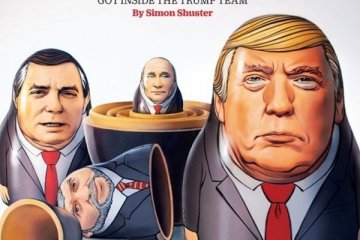 Time, Putin ve Trump'lı yeni kapağını yayınladı