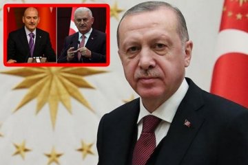 Cumhurbaşkanı Erdoğan'dan Soylu ve Yıldırım'a destek