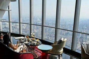 Şangay'da dünyanın en yüksek oteli açıldı