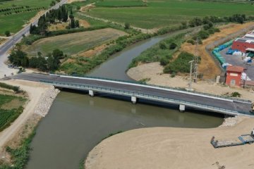 DSİ tarafından Sarayköy'e inşa edilen köprü hizmete açıldı
