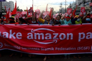 Kara Cuma Amazon'a yaramadı, yüzlerce işçi ayaklandı