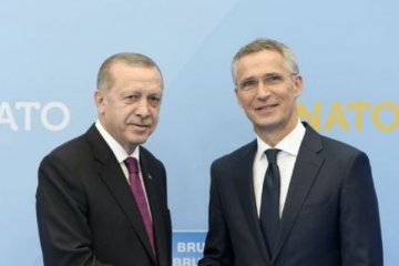 Erdoğan, Stoltenberg ve Andersson ile görüştü