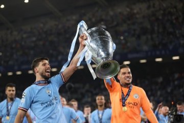 Manchester City, UEFA Şampiyonlar Ligi kupasını aldı
