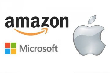 Amazon ve Microsoft, Apple'ı geçmeye hazırlanıyor